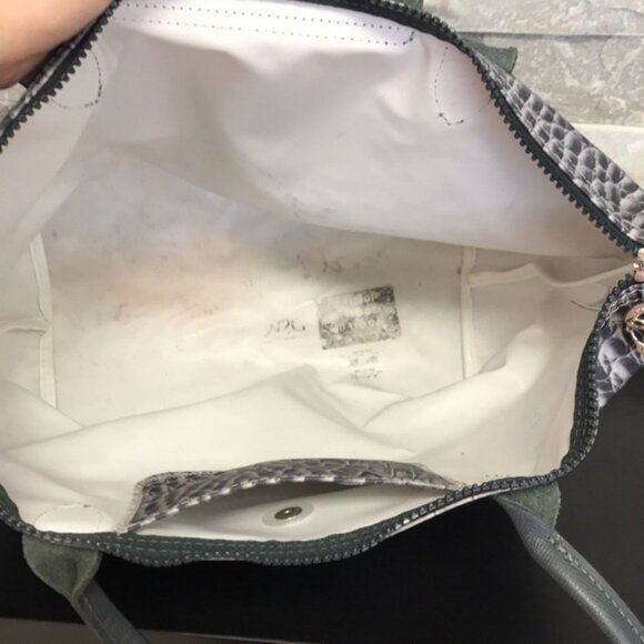 Longchamp Le Pliage Crocodile-Print Tote - Picture 8 of 9